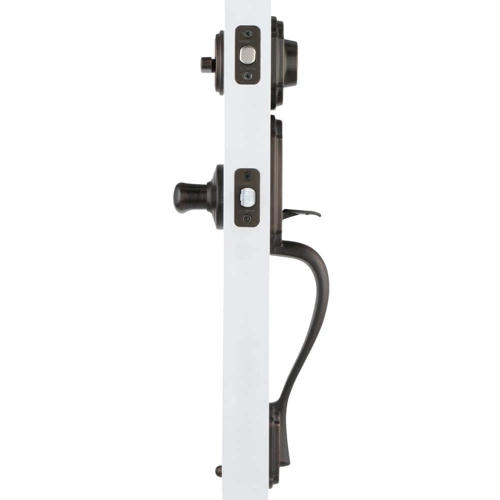 Kwikset Arlington Venetian Bronze Single Cylinder Door Handleset with Tustin Door Handle Featuring SmartKey Security 5 Kwikset Arlington Venetian Bronze Single Cylinder Door Handleset with Tustin Door Handle Featuring SmartKey Security - Image 5