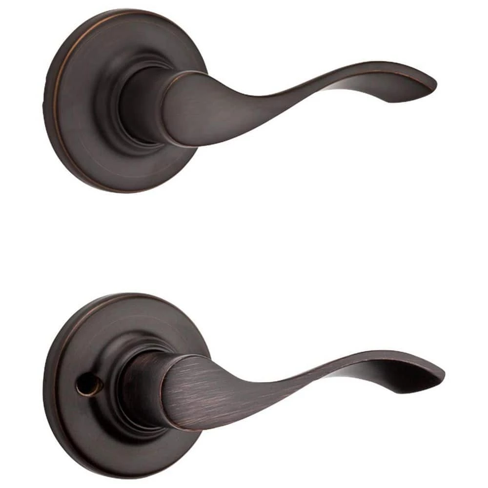 Kwikset Balboa Venetian Bronze Passage Hall/Closet Door Handle with Microban Antimicrobial Technology 6 Kwikset Balboa Venetian Bronze Passage Hall/Closet Door Handle with Microban Antimicrobial Technology - Image 6