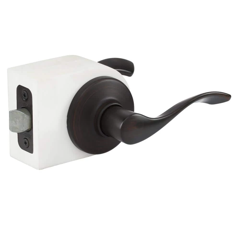 Kwikset Balboa Venetian Bronze Passage Hall/Closet Door Handle with Microban Antimicrobial Technology 3 Kwikset Balboa Venetian Bronze Passage Hall/Closet Door Handle with Microban Antimicrobial Technology - Image 3