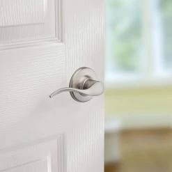Kwikset Balboa Satin Nickel Passage Hall/Closet Door Handle with Microban Antimicrobial Technology -Kwikset Sales Shop kwikset passage door handles 200bl 15 6al rc 4f 1000