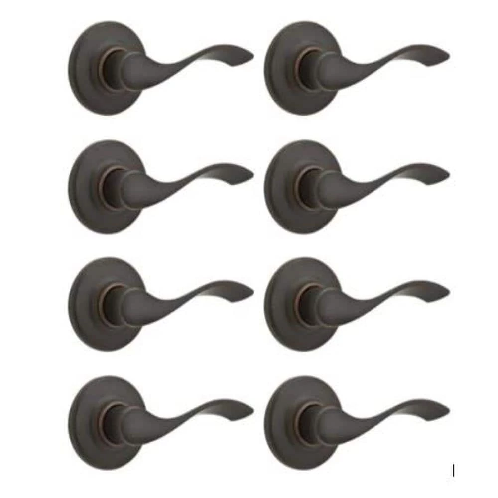 Kwikset Balboa Venetian Bronze Passage Hall/Closet Door Lever (8-Pack) 1 Kwikset Balboa Venetian Bronze Passage Hall/Closet Door Lever (8-Pack)