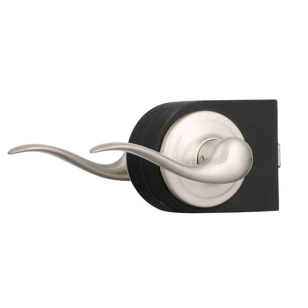 Kwikset Tustin Satin Nickel Passage Hall/Closet Door Handle Featuring Microban Antimicrobial Technology 4 Kwikset Tustin Satin Nickel Passage Hall/Closet Door Handle Featuring Microban Antimicrobial Technology - Image 4