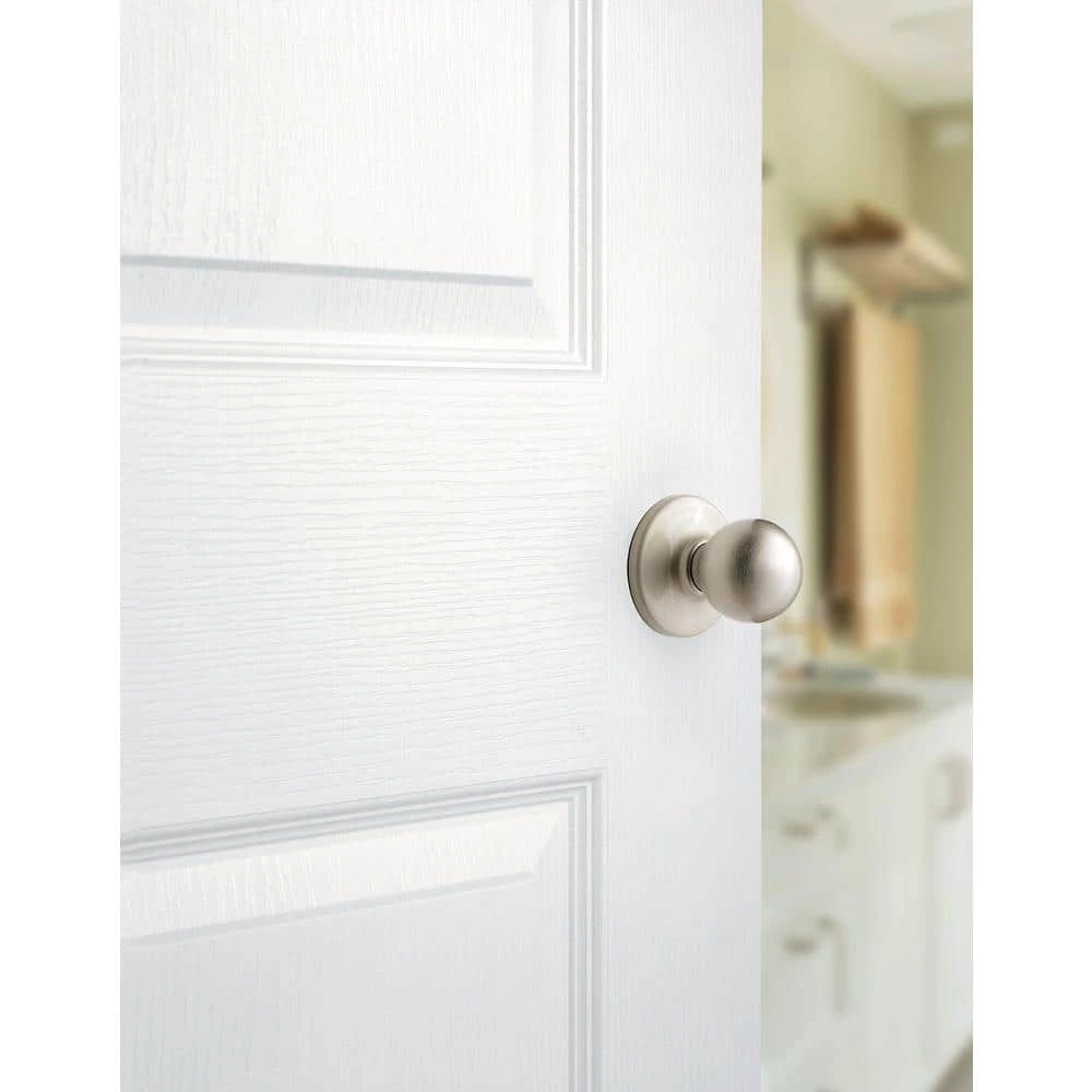 Kwikset Polo Satin Nickel Passage Hall/Closet Door Knob 2 Kwikset Polo Satin Nickel Passage Hall/Closet Door Knob - Image 2
