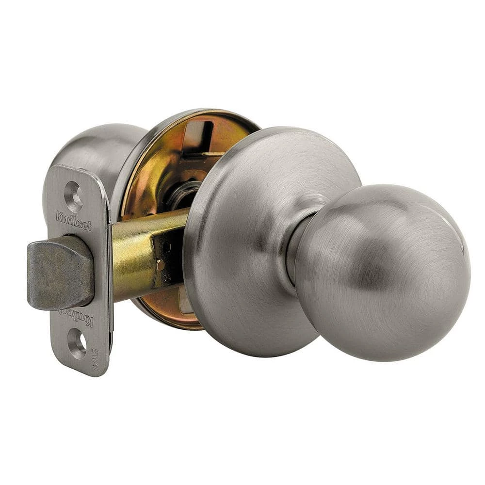 Kwikset Polo Satin Nickel Hall/Closet Door Knob Featuring Microban Antimicrobial Technology 9 Kwikset Polo Satin Nickel Hall/Closet Door Knob Featuring Microban Antimicrobial Technology - Image 9