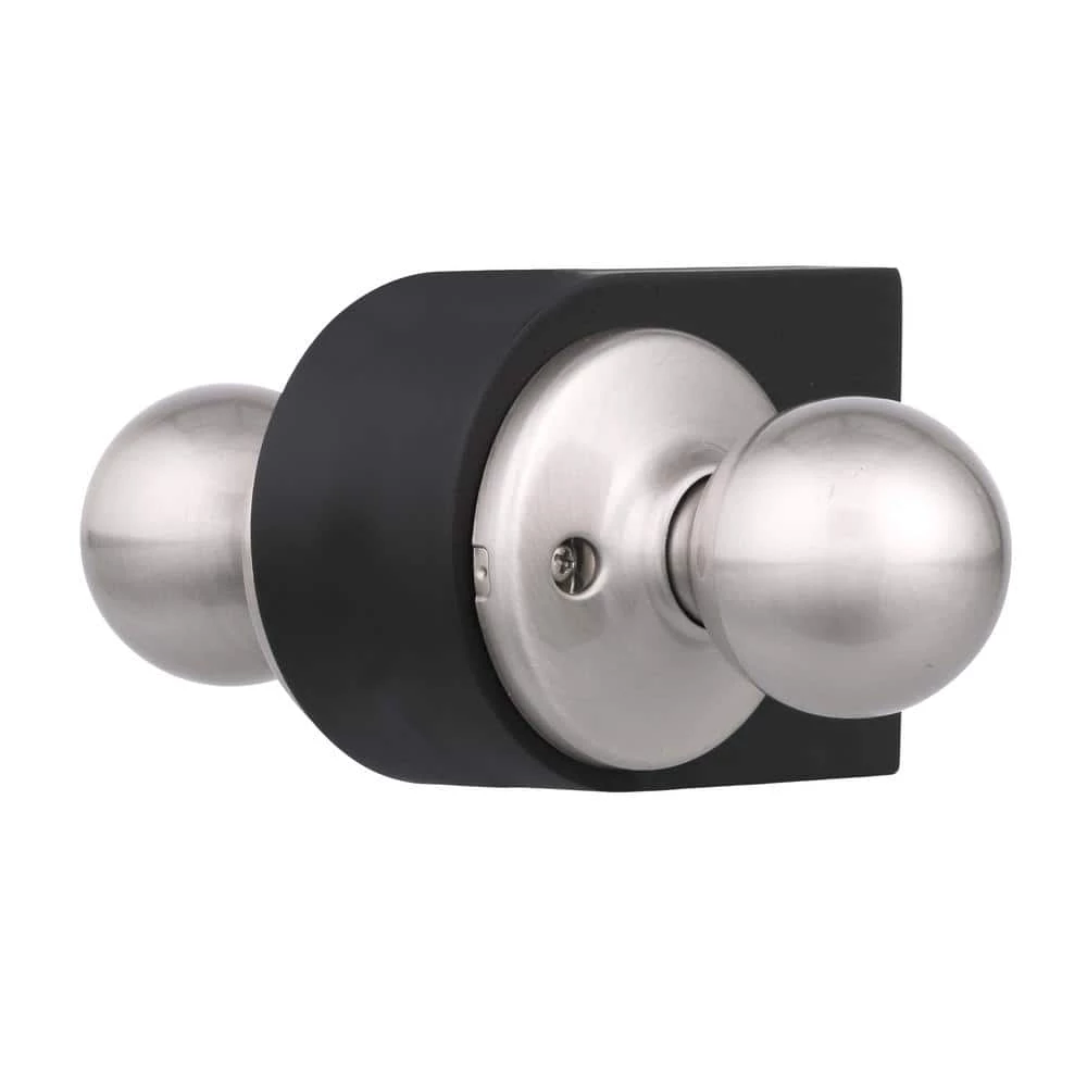 Kwikset Polo Satin Nickel Hall/Closet Door Knob Featuring Microban Antimicrobial Technology 3 Kwikset Polo Satin Nickel Hall/Closet Door Knob Featuring Microban Antimicrobial Technology - Image 3