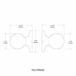 Kwikset Polo Satin Nickel Hall/Closet Door Knob Featuring Microban Antimicrobial Technology 17 Kwikset Polo Satin Nickel Hall/Closet Door Knob Featuring Microban Antimicrobial Technology -Kwikset Sales Shop kwikset passage door knobs 200p 15 6al rcs v1 4f 1000