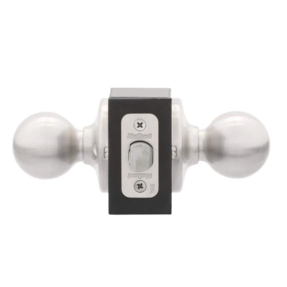 Kwikset Polo Satin Nickel Hall/Closet Door Knob 2 Kwikset Polo Satin Nickel Hall/Closet Door Knob - Image 2