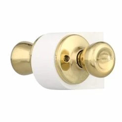 Kwikset Tylo Polished Brass Hall/Closet Door Knob -Kwikset Sales Shop kwikset passage door knobs 200t 3 cp v1 1d 1000