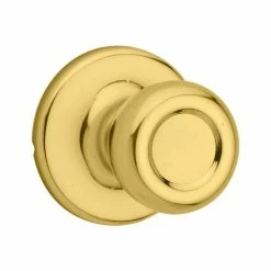 Kwikset Tylo Polished Brass Hall/Closet Door Knob