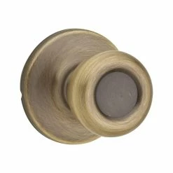 Kwikset Tylo Antique Brass Passage Hall/Closet Door Knob