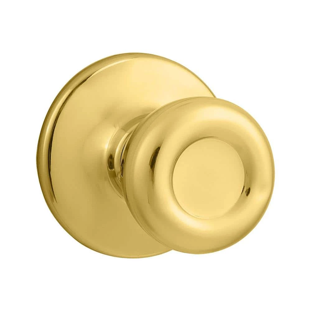 Kwikset Tylo Polished Brass Passage Hall/Closet Door Knob Featuring Microban Antimicrobial Technology 9 Kwikset Tylo Polished Brass Passage Hall/Closet Door Knob Featuring Microban Antimicrobial Technology - Image 9
