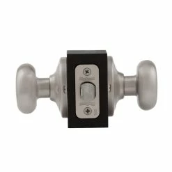Kwikset Juno Satin Nickel Passage Hall/Closet Door Knob with Microban Antimicrobial Technology -Kwikset Sales Shop kwikset passage door knobs 720j 15 cp 40 1000