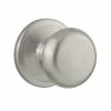Kwikset Juno Satin Nickel Passage Hall/Closet Door Knob with Microban Antimicrobial Technology