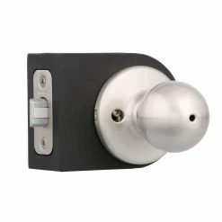 Kwikset Polo Satin Nickel Bed/Bath Door Knob Featuring Microban Antimicrobial Technology -Kwikset Sales Shop kwikset privacy door knobs 300p 15 6al rcs v1 66 1000