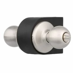 Kwikset Polo Satin Nickel Bed/Bath Door Knob Featuring Microban Antimicrobial Technology -Kwikset Sales Shop kwikset privacy door knobs 300p 15 6al rcs v1 77 1000